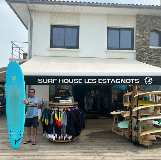 seignosse skimboard surfhouse estagnot